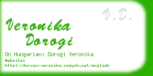 veronika dorogi business card